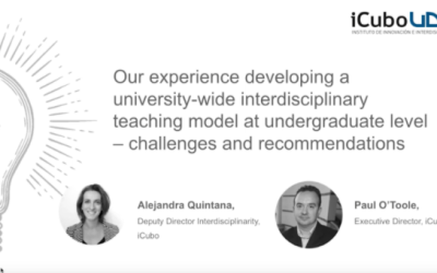iCubo UDD participó en conferencia internacional sobre Interdisciplina