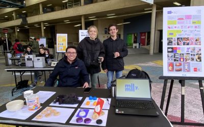 Estudiantes presentaron los avances de sus proyectos de innovación en Expo dLab 2023